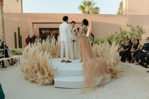 ceremonie boho chic