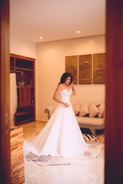 white dress bride