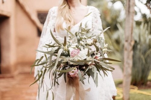Bouquet mariée – mariage bohème champêtre