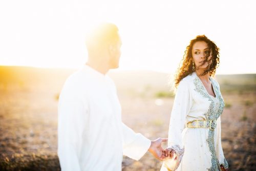 caftan in the desert