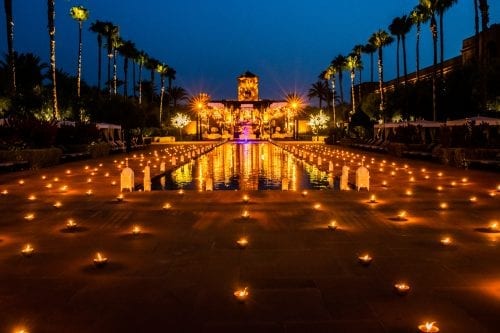 candle light wedding