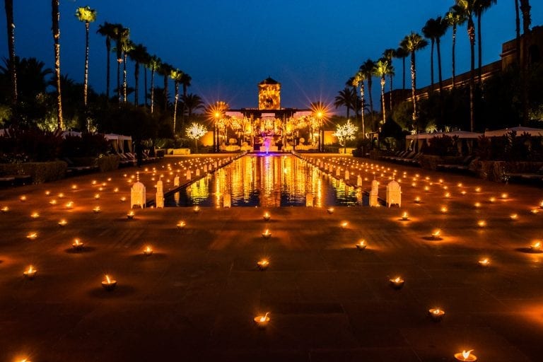 candle light wedding