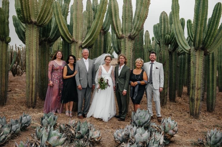 ceremonie au milieu des cactus