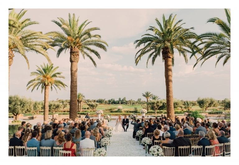 ceremonie blanche palmier