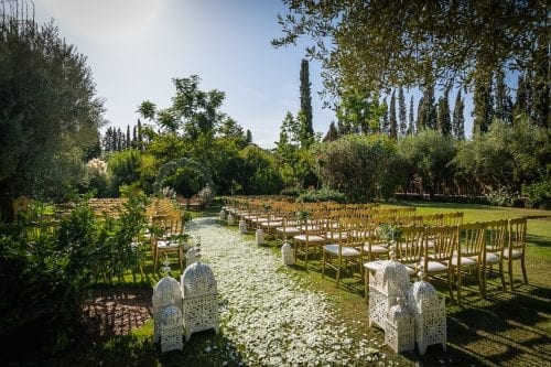ceremonie verdure jardin