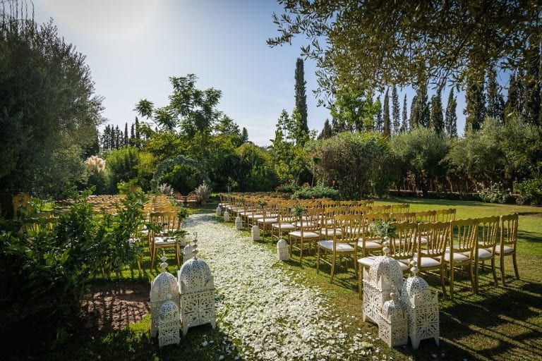 ceremonie verdure jardin
