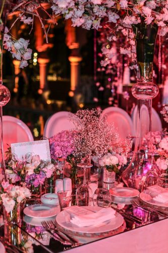 decoration florale table