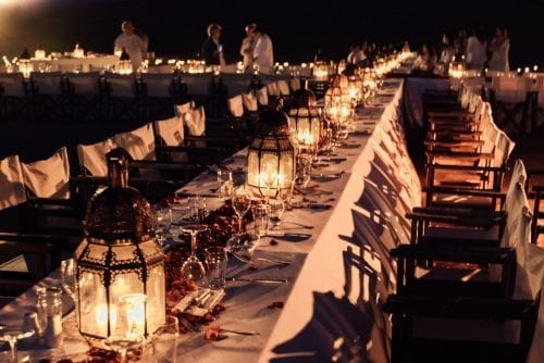 diner dans le desert