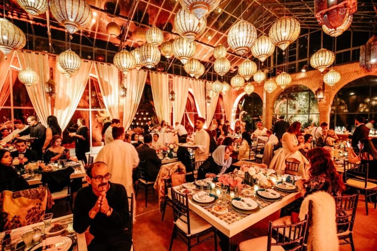 diner mariage oreintal