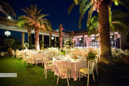 diner sous les palmiers