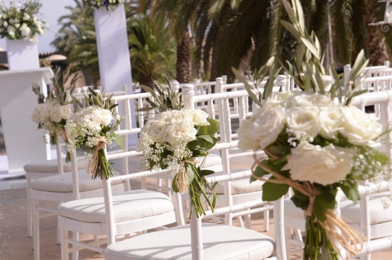 fleurs ceremonie chic