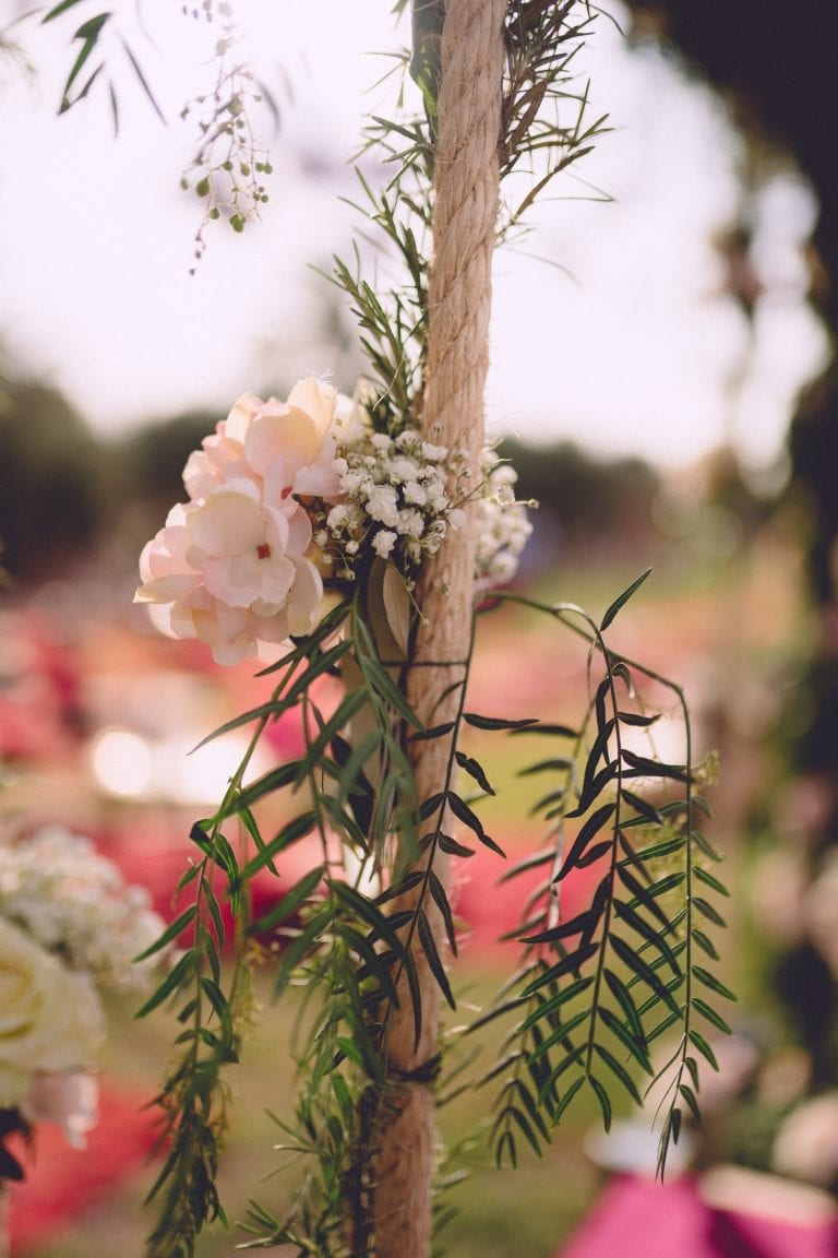 fleurs mariage indien