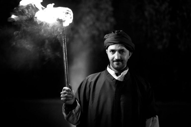 hommes bleus traditionnels maroc