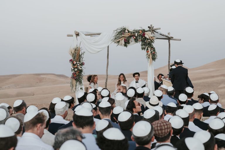 jewish wedding in desert