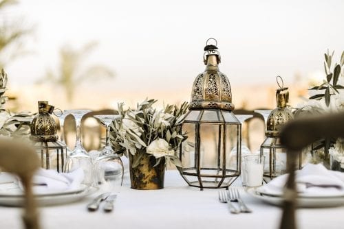 lanterne décoration table