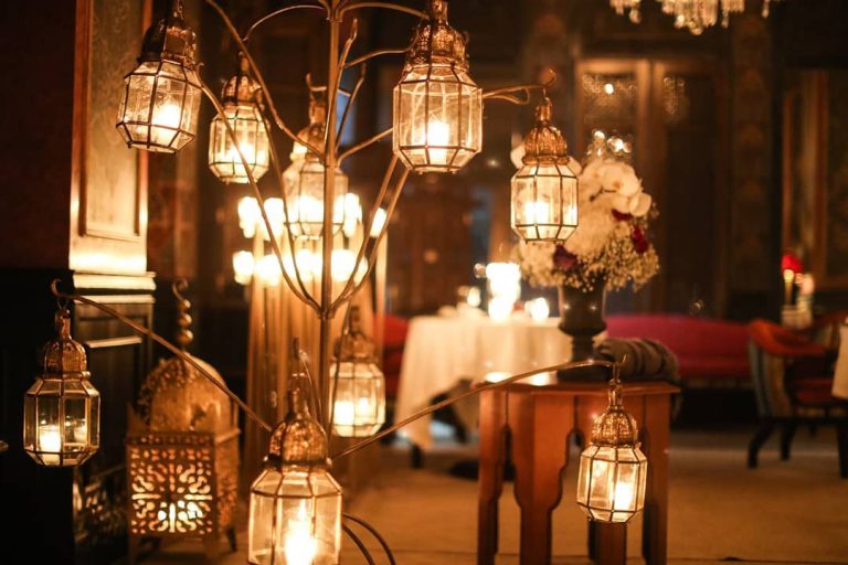 lanternes et bougie mariage