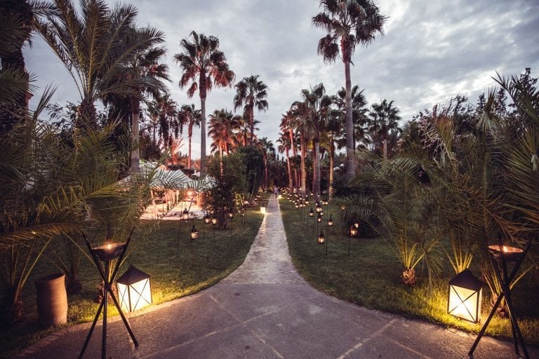 mariage marrakech jardin