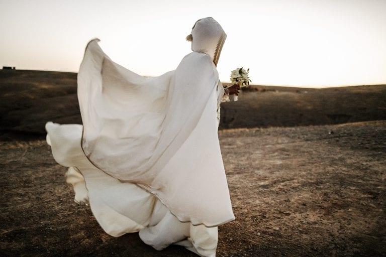 mariée mariage désert