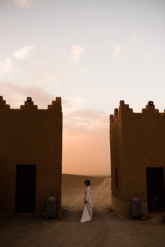 moroccan bride in the desert