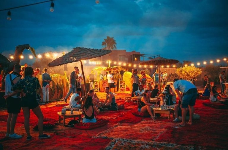 oasis festival moroccan sqaure