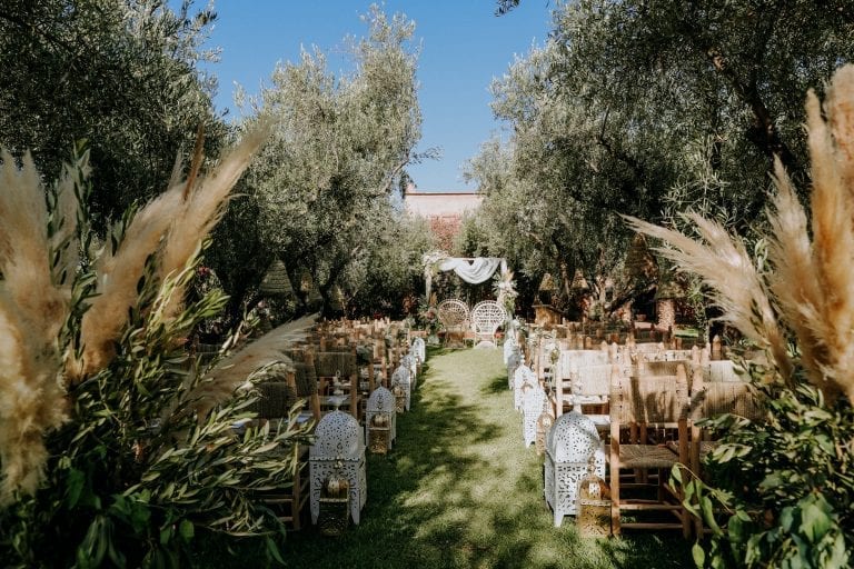 pampas ceremonie boheme