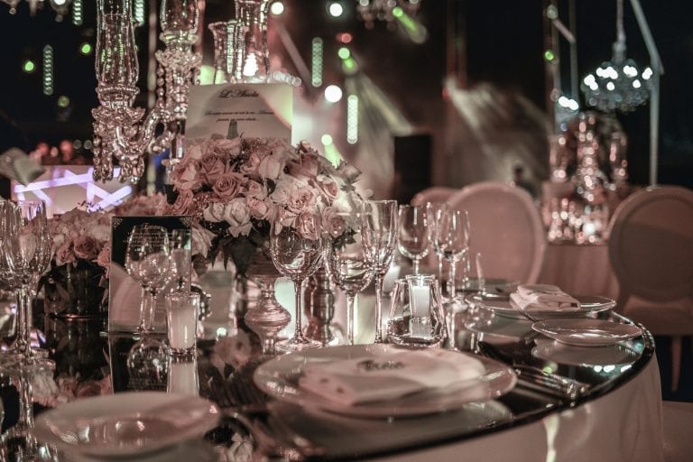 table miroir diner
